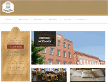 Tablet Screenshot of grandhotelmckinney.com